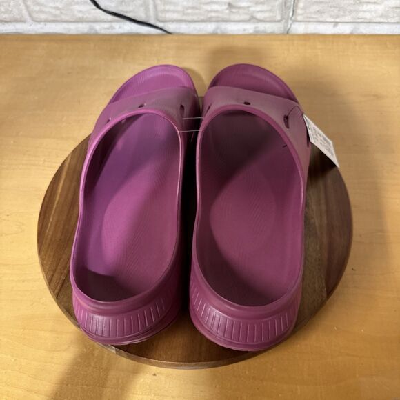Hoka Ora Recovery Slide 3 Mens Size 13 Sandals Burgundy Purple Slip On Shoes - Picture 5 of 7